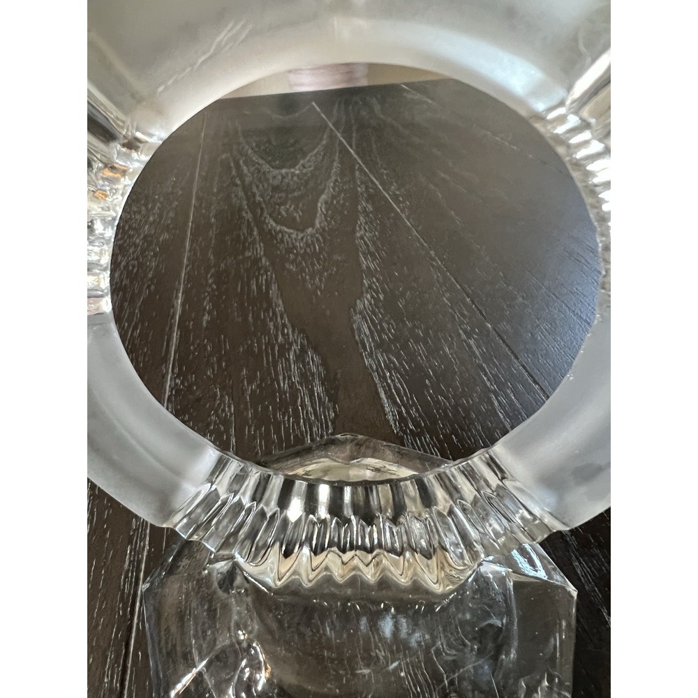 Pair Of Vintage Glass Candle Holders 1920/1930 - Picture 9 of 16